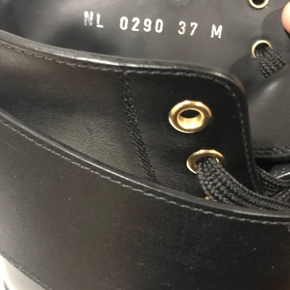 Authentic Louis Vuitton Wonderland Leather Moto Combat Military Boots Booties 7 - Picture 11 of 15